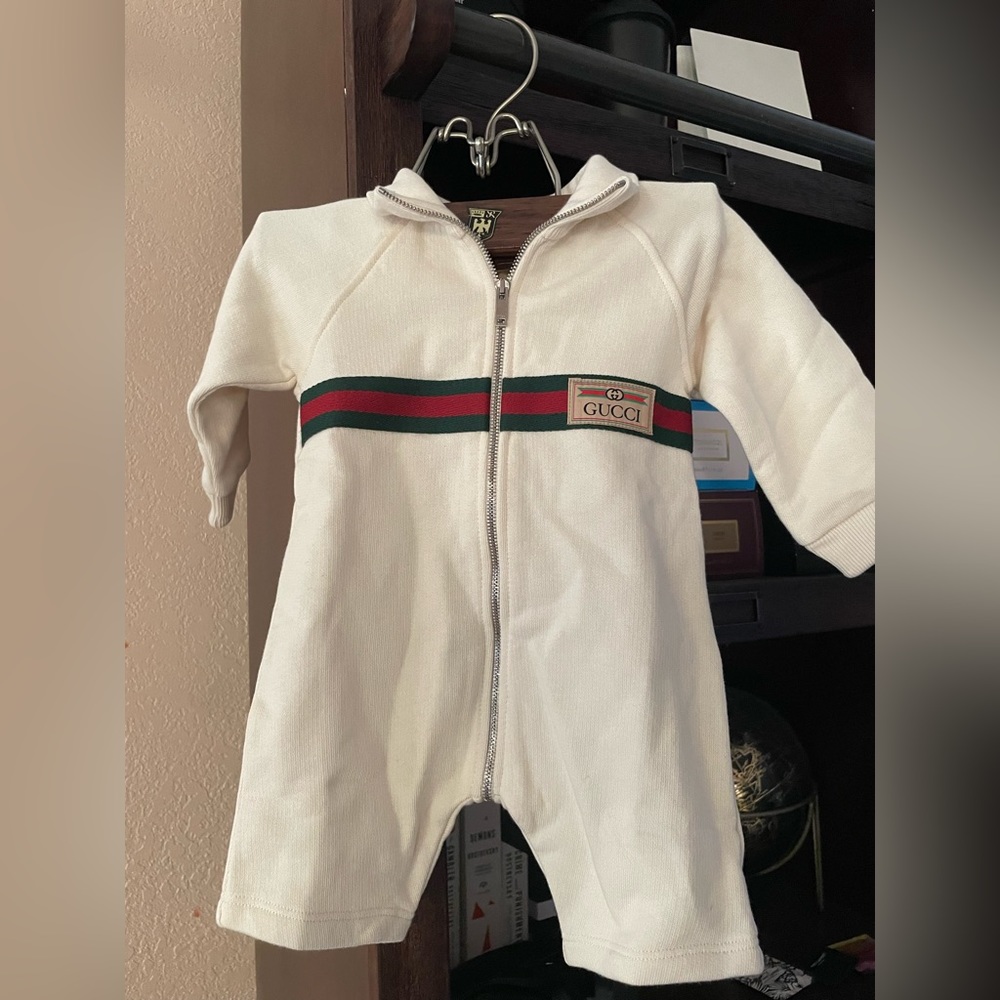 Gucci baby onesie